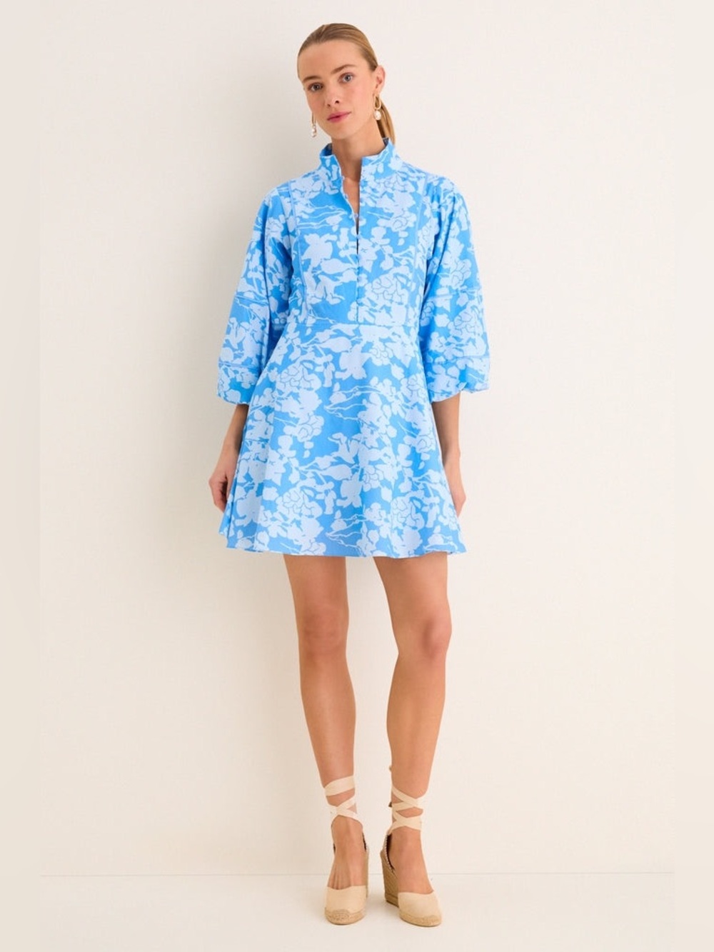 NEW Hyacinth House Morning Glory Floral Mini Hillsborough Dress - Picture 2 of 5